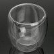 80ml Clear Glass Double Wall Mug Cup Insulated Thermal Office Tea Drinking Tea Container