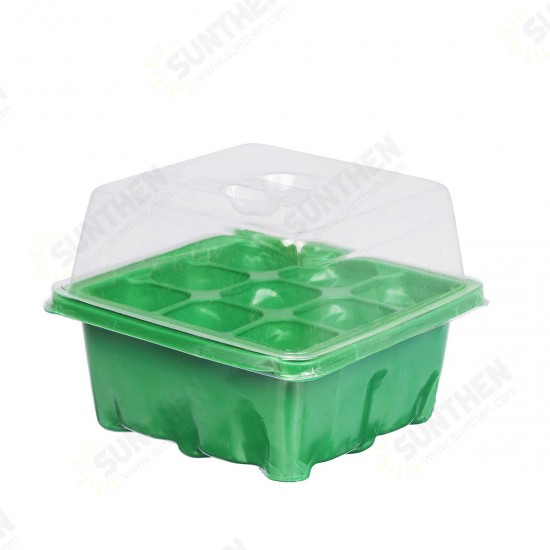 9 Holes Plastic Planting Box Set Nursery Pot Plant Grow Garden Germination Kit