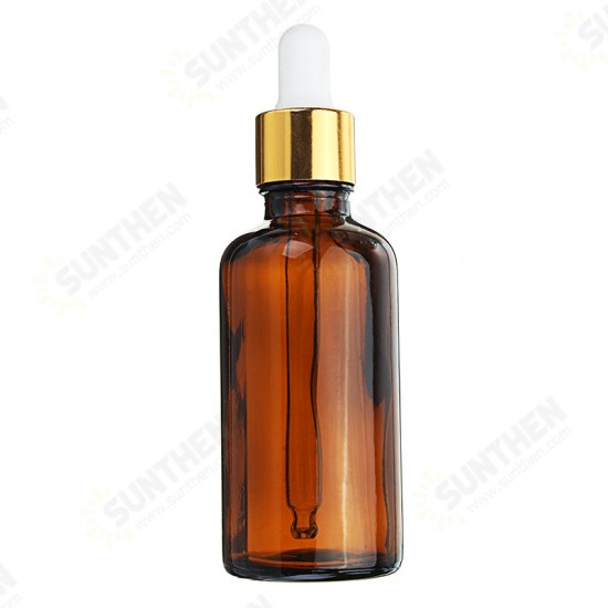 Brown Amber Glass Bottle Glass Dropper Dropping Bottle Refillable Container 10/20/50mL