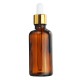 Brown Amber Glass Bottle Glass Dropper Dropping Bottle Refillable Container 10/20/50mL