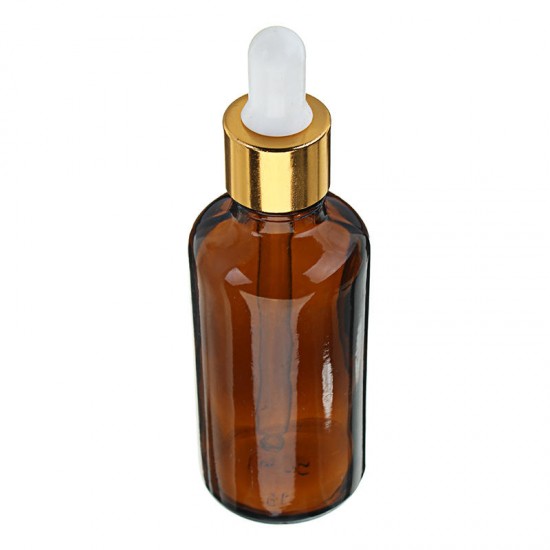 Brown Amber Glass Bottle Glass Dropper Dropping Bottle Refillable Container 10/20/50mL