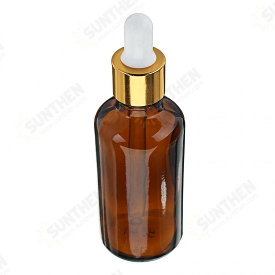 Brown Amber Glass Bottle Glass Dropper Dropping Bottle Refillable Container 10/20/50mL