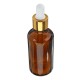 Brown Amber Glass Bottle Glass Dropper Dropping Bottle Refillable Container 10/20/50mL