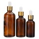 Brown Amber Glass Bottle Glass Dropper Dropping Bottle Refillable Container 10/20/50mL