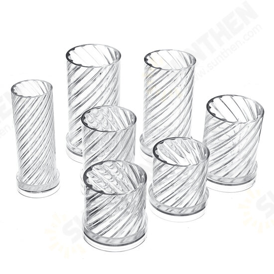 DIY Candle Molds Spiral Stripes Cylinder Handmade Soap Mould Craft Making Tool