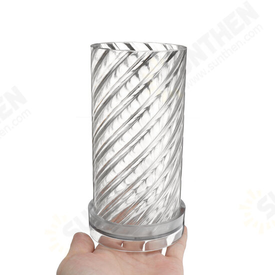 DIY Candle Molds Spiral Stripes Cylinder Handmade Soap Mould Craft Making Tool