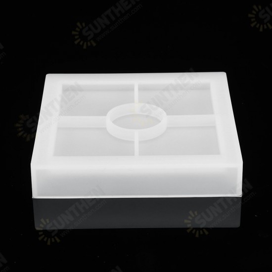 DIY Silicone Mold Cup Mat Bottom Bracket Mould Handcraft Decorations Mold