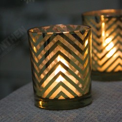 Glass Candle Holder Art Crafts Tea Light Home Wedding Party Candlestick Glass Candle Holder Art Crafts Tea Light Home Wedding Party Candlestick