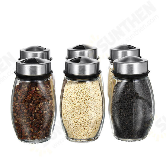 Rotatable Spice Kitchen Storage Rack Stand Holder + 6 Bottles Seasoning Organizer Shelf Rotatable Spice Kitchen Storage Rack Stand Holder + 6 Bottles Seasoning Organizer Shelf
