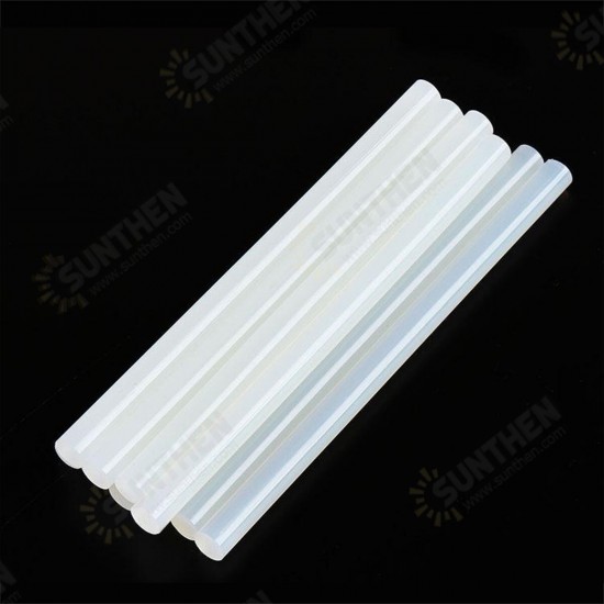 10Pcs 11mm x 19cm Clear Melt Glue Adhesive Sticks Environmental Adhesive Strip