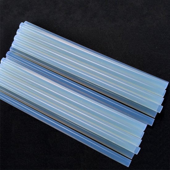 10Pcs 11mm x 19cm Clear Melt Glue Adhesive Sticks Environmental Adhesive Strip