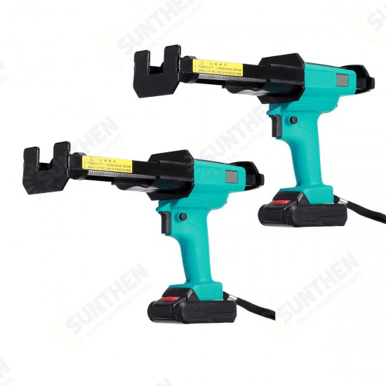 Double Tube Automatic Electric Caulking Machine Heat Hot Melt Filling Sealing Glue Guns W/ 1/2 Battery