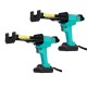 Double Tube Automatic Electric Caulking Machine Heat Hot Melt Filling Sealing Glue Guns W/ 1/2 Battery