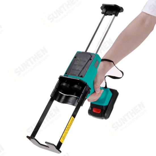 Double Tube Automatic Electric Caulking Machine Heat Hot Melt Filling Sealing Glue Guns W/ 1/2 Battery