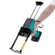 Double Tube Automatic Electric Caulking Machine Heat Hot Melt Filling Sealing Glue Guns W/ 1/2 Battery