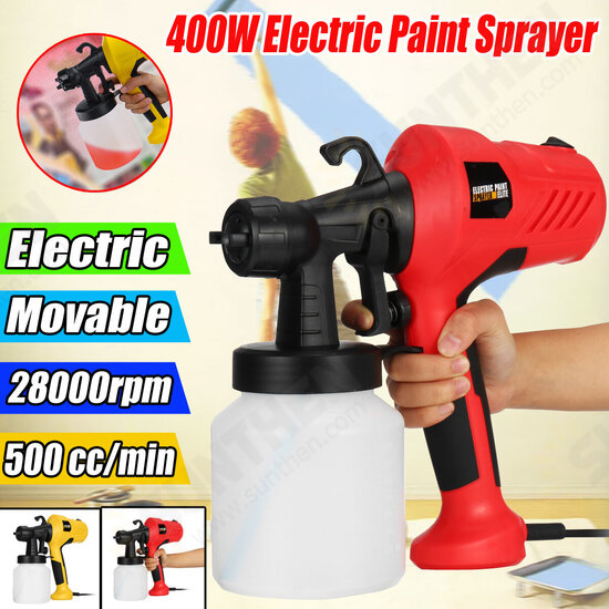 Electric Spray Paint Sprayer Compressor for Car Wood Wall with Flow Control