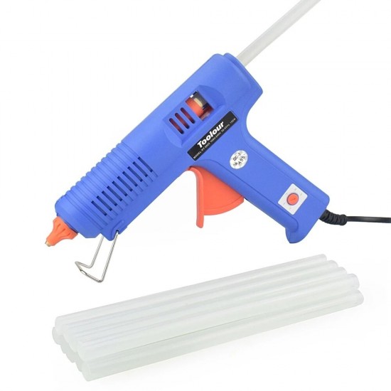 Toolour 100V-240V 150W Hot Melt Glue Heater Smart Temperature Control Industrial with 11mm Glue Sticks