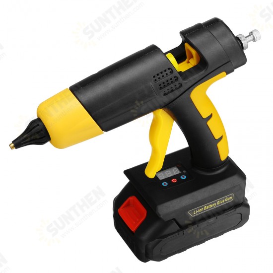 21V Digital Hot Melt Glue Guns Cordless Rechargeable Hot Glue Applicator Home Improvement DIY