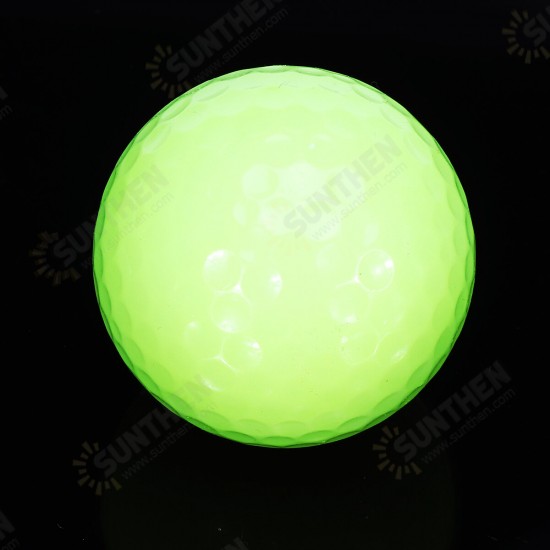 1 Pcs Luminous Golf Ball Bright Ball For Night Use Golf Accessories