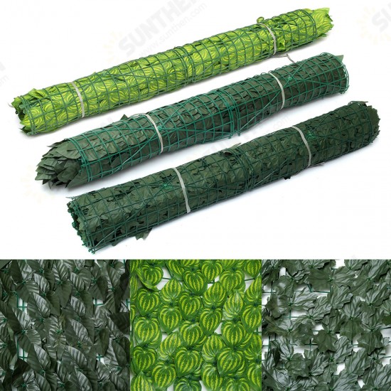 100x300CM Artificial Privacy Fence Screening Roll Garden Artificial Ivy Leaf Hedge Fence For Outdoor Indoor Patio Decoration Yard Garden Fence For Balcony Guardrail Decor