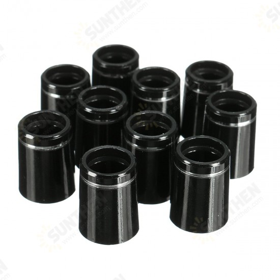 10PCS Golf Taper Tip Ferrules Adapter With Single Silver Ring For 0.335 Iron Shaft