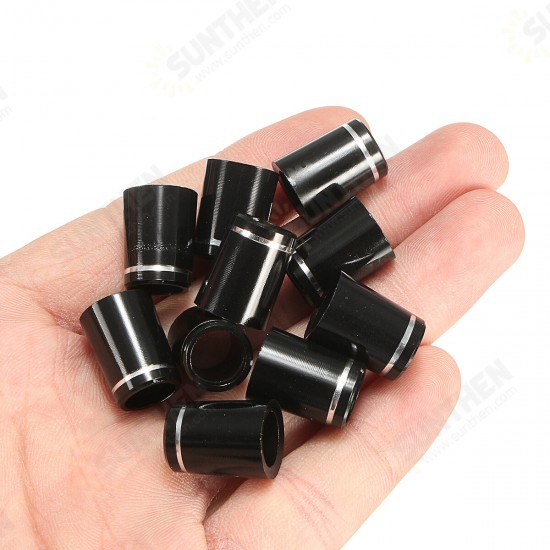 10PCS Golf Taper Tip Ferrules Adapter With Single Silver Ring For 0.335 Iron Shaft