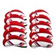 10Pcs/set Golf Club Iron Head Cover Headcover Neoprene Protect Set National Flag Headcover