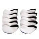 10Pcs/set Golf Club Iron Head Cover Headcover Neoprene Protect Set National Flag Headcover