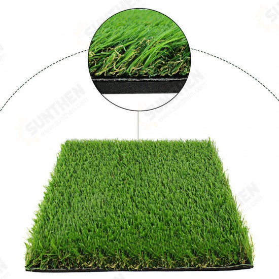 1x1.25m Golf Grass Mat Practice Training Lawn Mat Golf Hitting Mat with Tees Durable Golf Pad