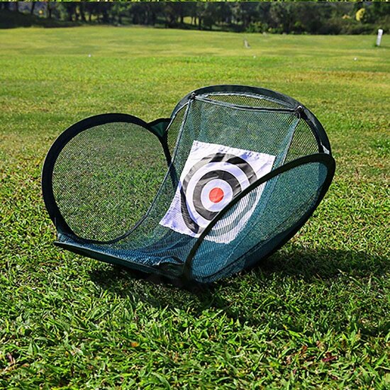 23x18'' Golf Practice Net Driving Hit Net Cage Training Net Aid With Cutting Hole