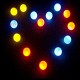 3PCS/Box Golf Balls LED Seven-Color Flashing Light-Emitting Golf Balls Night Golf Course Practice Ball Random Color