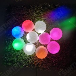3PCS/Box Golf Balls LED Seven-Color Flashing Light-Emitting Golf Balls Night Golf Course Practice Ball Random Color 3PCS/Box Golf Balls LED Seven-Color Flashing Light-Emitting Golf Balls Night Golf Course Practice Ball Random Color