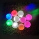 3PCS/Box Golf Balls LED Seven-Color Flashing Light-Emitting Golf Balls Night Golf Course Practice Ball Random Color