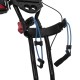 4 Wheel Folding Golf Pull Push Cart Golf Trolley Golf Bag with Umbrella Cup Holder Outdoor Team Sport