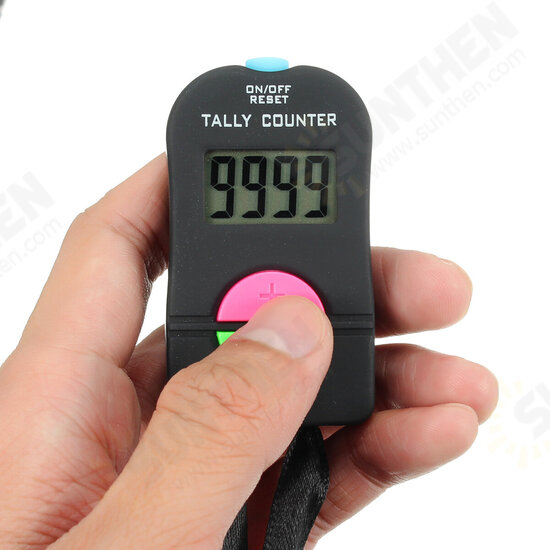 Digital Electronic Hand Tally Head Counter Clicker For Bouncer Crowd Sport Golf