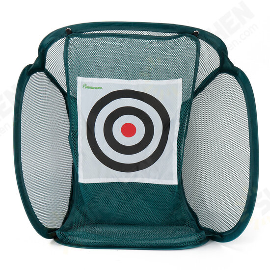 Foldable Golf Trainning Net Practice Target Net With Storage Bag Hitting Cage Indoor Outdoor Chipping Driving