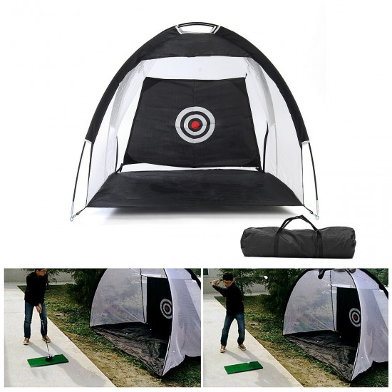 For Kids/Adult 1M/3M Foldable Golf Hitting Net Driving Cage Practice Tent Indoor Outdoor Golf Trainer