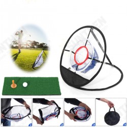 Golf Chipping Net Folding Mini Golf Training Net Swing Pitching Net Outdoor Sport with Golf Mat Golf Chipping Net Folding Mini Golf Training Net Swing Pitching Net Outdoor Sport with Golf Mat