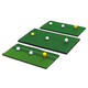 Golf Putting Training Mats Nylon Turf Chipping Driving Practice Mat Indoor