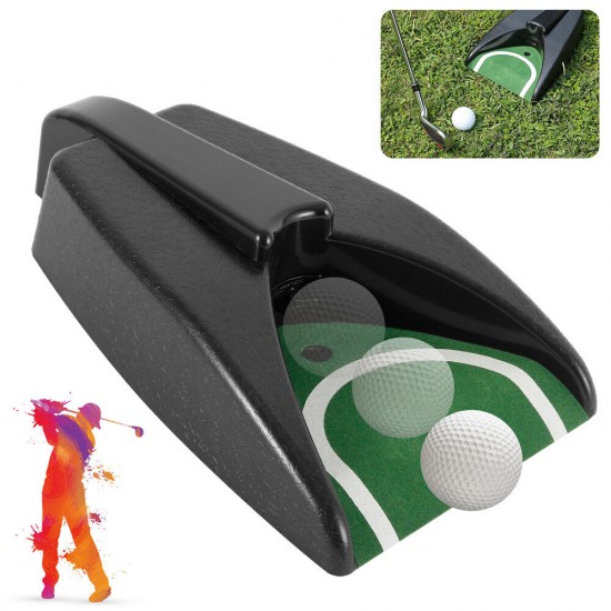 Golf Ball Return Exerciser Golf Putting Cup Golf Ball Kick Back Return Training Machine Outdoor Indoor Sport