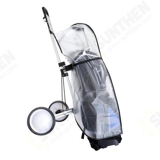 Transparent Golf Rain Cover Raincoat Waterproof Dustproof Golf Club Bag Protector