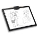 A3 LED Artist Tattoo Art Stencil Board Wired 12W 3 Level Adjustable Brightness Light Box Table Tracing Drawing Board Pad