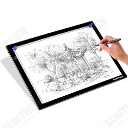 A3 LED Artist Tattoo Art Stencil Board Wired 12W 3 Level Adjustable Brightness Light Box Table Tracing Drawing Board Pad A3 LED Artist Tattoo Art Stencil Board Wired 12W 3 Level Adjustable Brightness Light Box Table Tracing Drawing Board Pad