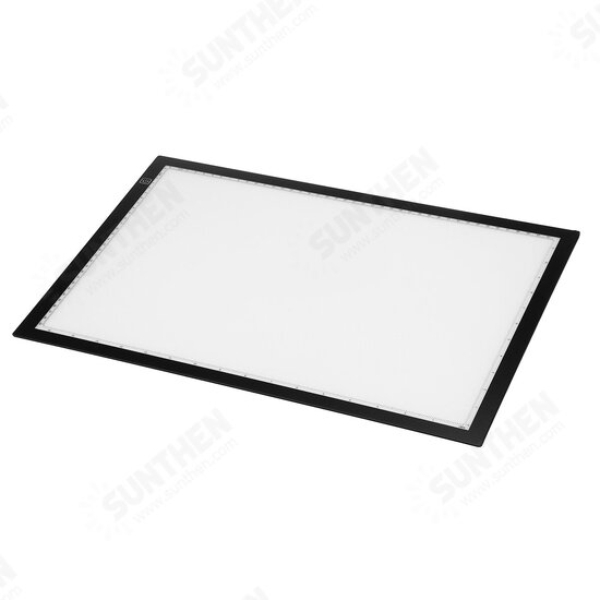 A3 LED Artist Tattoo Art Stencil Board Wired 12W 3 Level Adjustable Brightness Light Box Table Tracing Drawing Board Pad