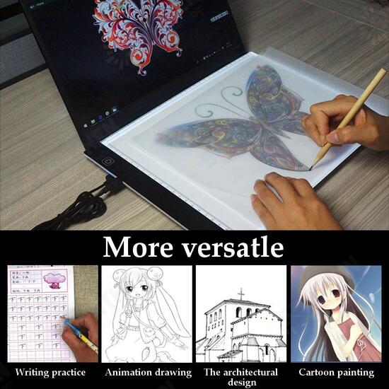 A5 LED Art Craft Drawing Copy Tracing Tattoo LED Light Box Board Pad Thin with USB Cable Paintings Graphics Tablet