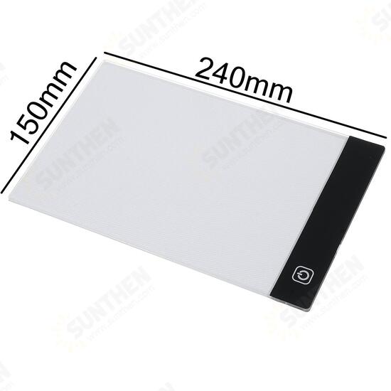 A5 LED Art Craft Drawing Copy Tracing Tattoo LED Light Box Board Pad Thin with USB Cable Paintings Graphics Tablet