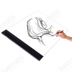 Flat Touch A4-F-T Touch-control Dimmable Ultra-thin Copy Station LED Pen Write Station Graphics Tablet for PC Laptop Drawing Design Flat Touch A4-F-T Touch-control Dimmable Ultra-thin Copy Station LED Pen Write Station Graphics Tablet for PC Laptop Drawing Design