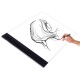 Flat Touch A4-F-T Touch-control Dimmable Ultra-thin Copy Station LED Pen Write Station Graphics Tablet for PC Laptop Drawing Design