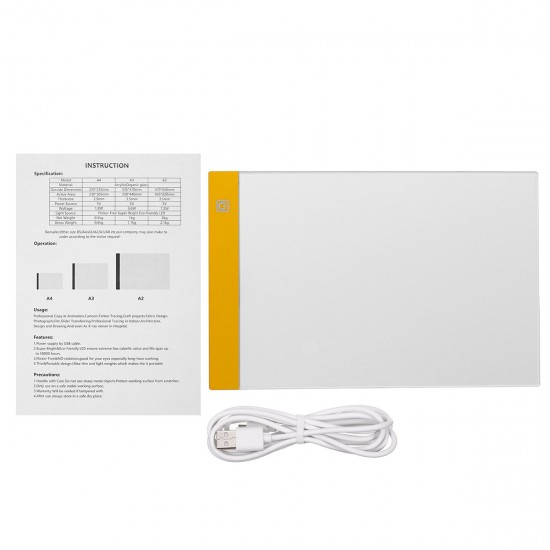Ultra Thin A4 LED Light Pad Artist USB LED Drawing Board Pad Copy Table Painting Drawing Writing Board