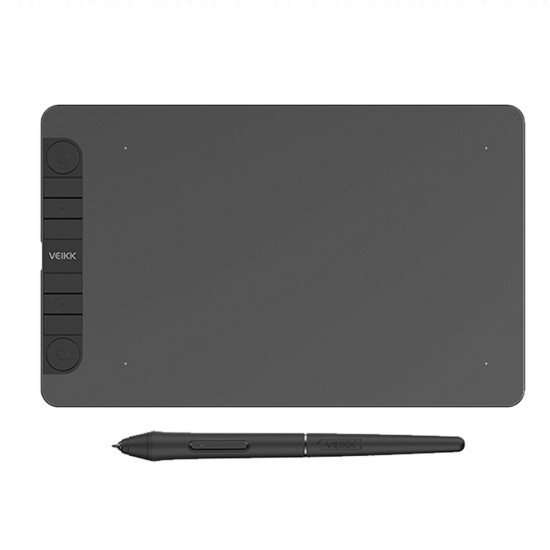 VK1060PRO 10x6 inch Drawing Graphic Tablet with Battery-Free Digital Pen for Mac Android Windows
